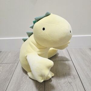 Yellow Dinosaur Weighted Plush Throw Pillow - Pillowfort